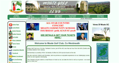 Desktop Screenshot of moategolfclub.ie