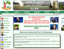Tablet Screenshot of moategolfclub.ie
